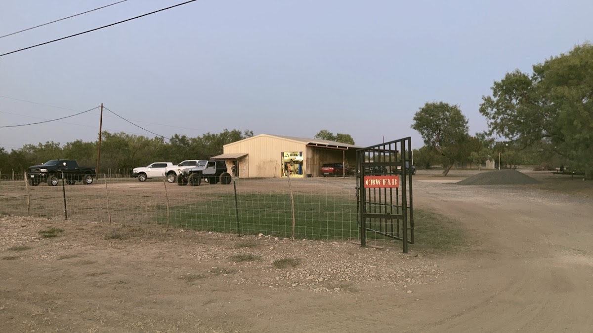 CBW Offroad shop exterior with CBWFAB gate